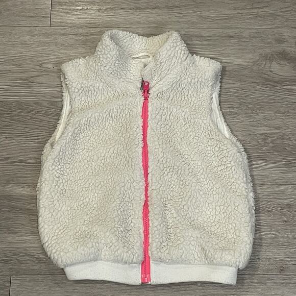 Girls Lot Of 2 Fleece Jacket Vest Size 2T Small Winter Kids Bundle Clothing Pink - Picture 4 of 7